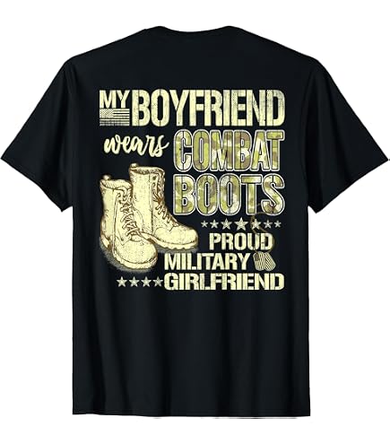 Amazon.com: My Boyfriend is in Military Soldier Veteran Proud